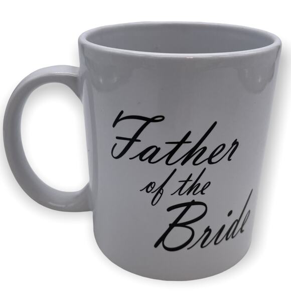 Father of the Bride Coffee Mug - 11oz White Ceramic - Wedding Keepsake Gift - Picture 1 of 4